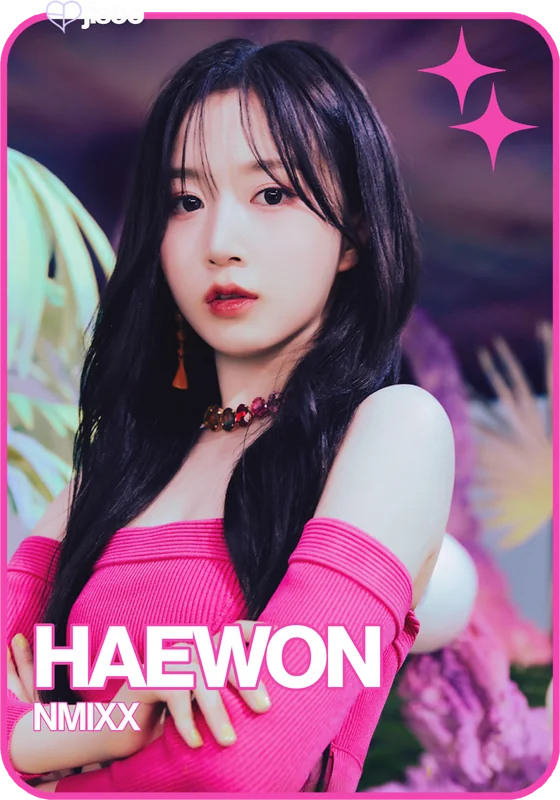 Photocard de Haewon (NMIXX)